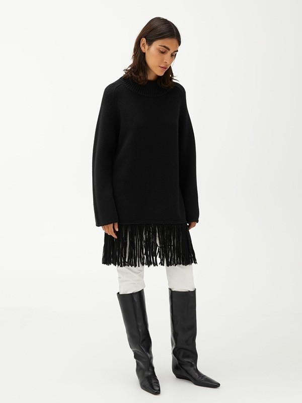 ARKET休闲装2022秋冬季黑色卫衣