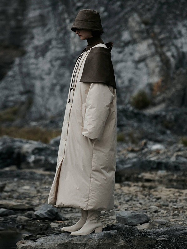 INSISFEMME2022秋冬季白色棉服