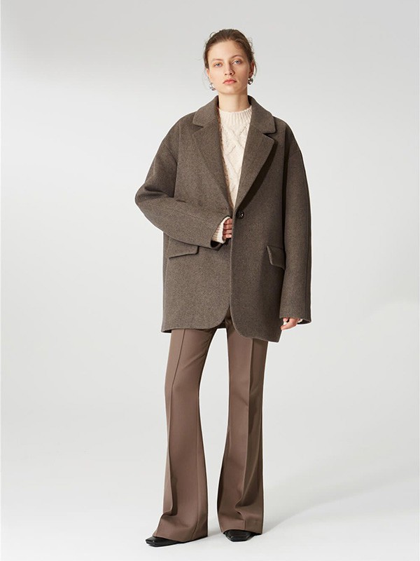 INSISFEMME2022秋冬季咖啡色西装