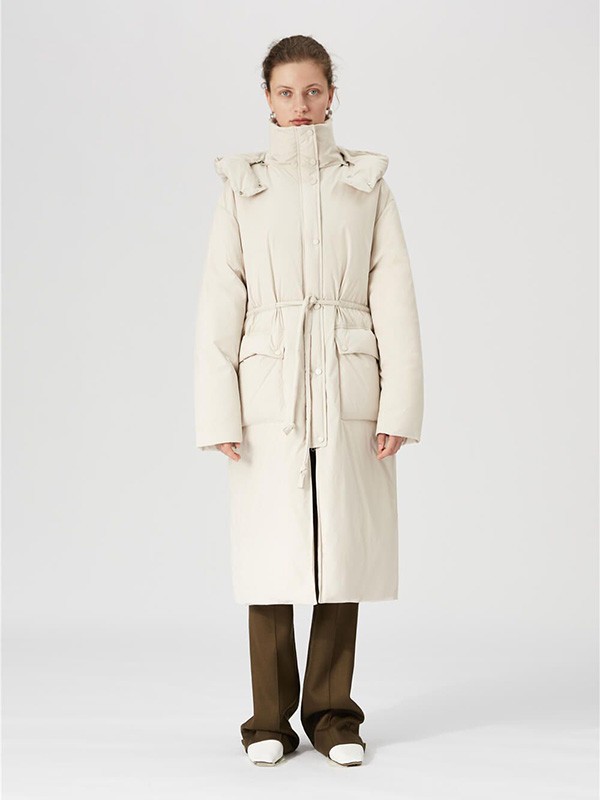 INSISFEMME2022秋冬季白色棉服