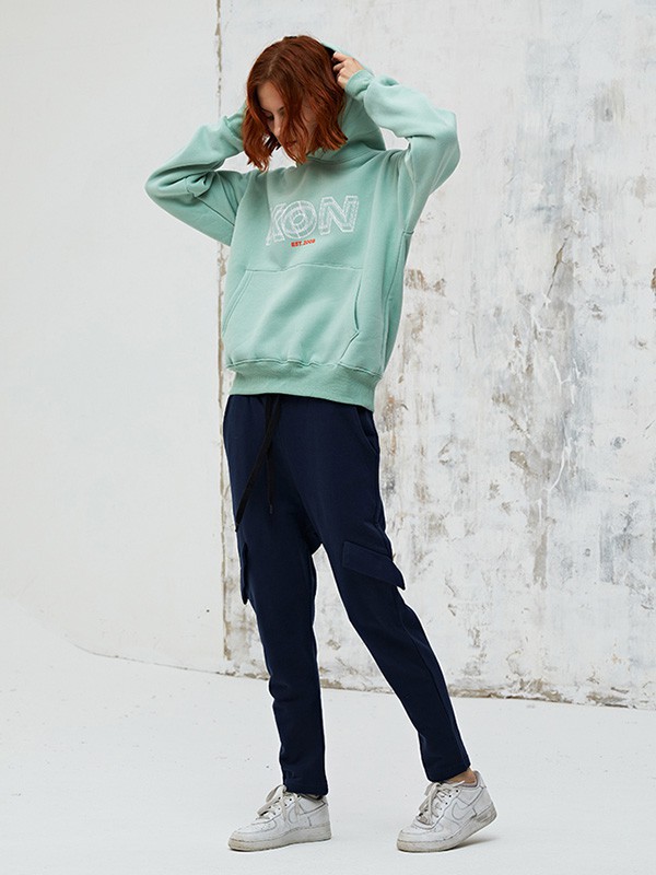 KON休闲装2023春夏季绿色T恤