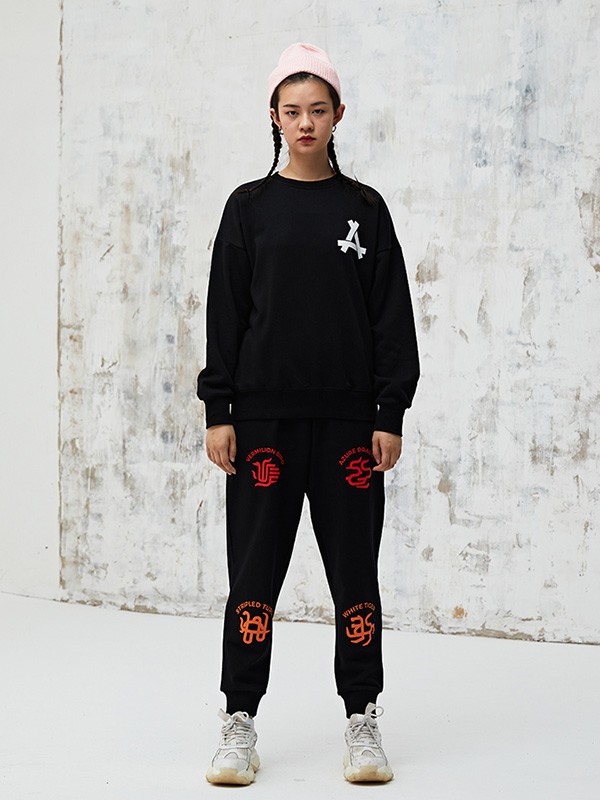 KON休闲装2023春夏季黑色T恤