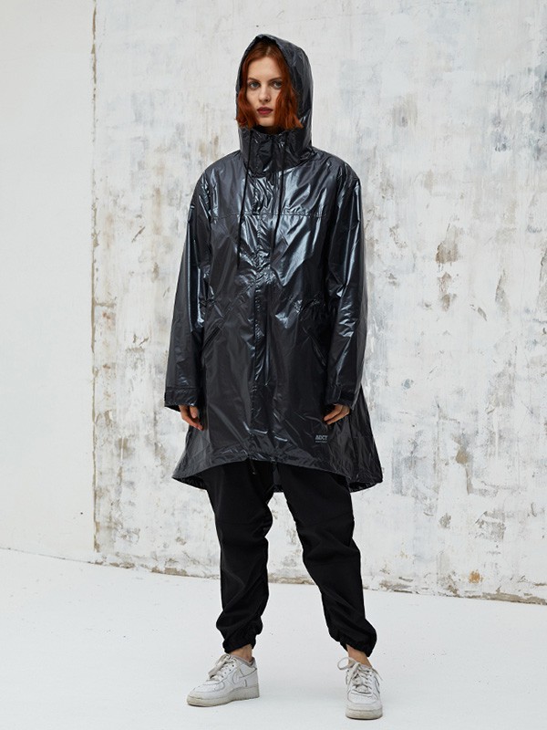 KON休闲装2023春夏季黑色皮衣