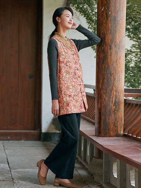 布符女装2022秋冬季黑色长裤