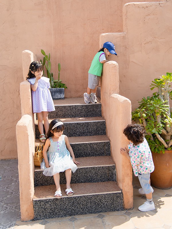 田田小象2023春夏季灰色九分裤