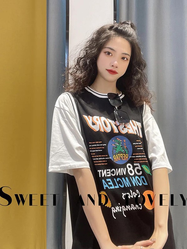 妙站2023春夏季白色T恤