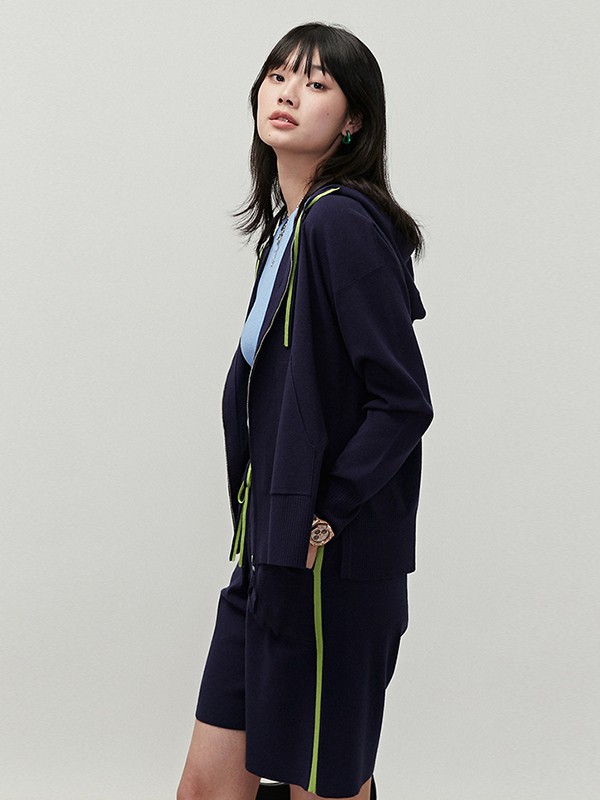 MARIUS女装2023春夏季黑色短裤