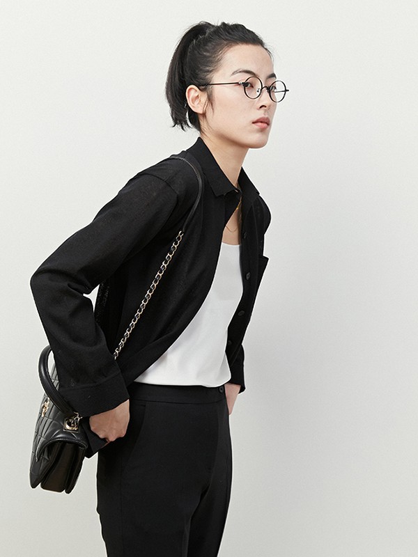 MARIUS女装2023春夏季白色背心