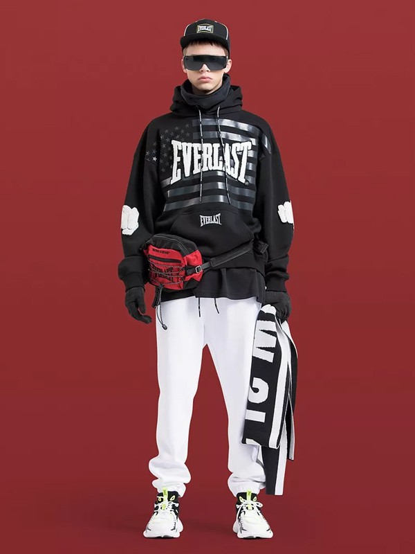 EVERLAST休闲装2022秋冬季白色长裤