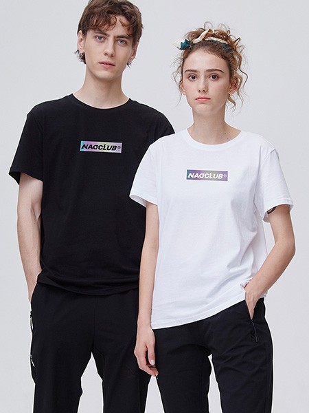 纳迪亚休闲装2023春夏季黑色T恤