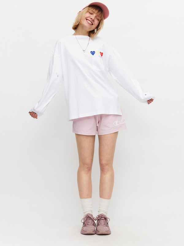 冠军运动装2023春夏季白色T恤