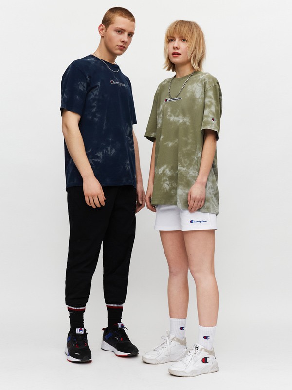 冠军运动装2023春夏季黑色T恤