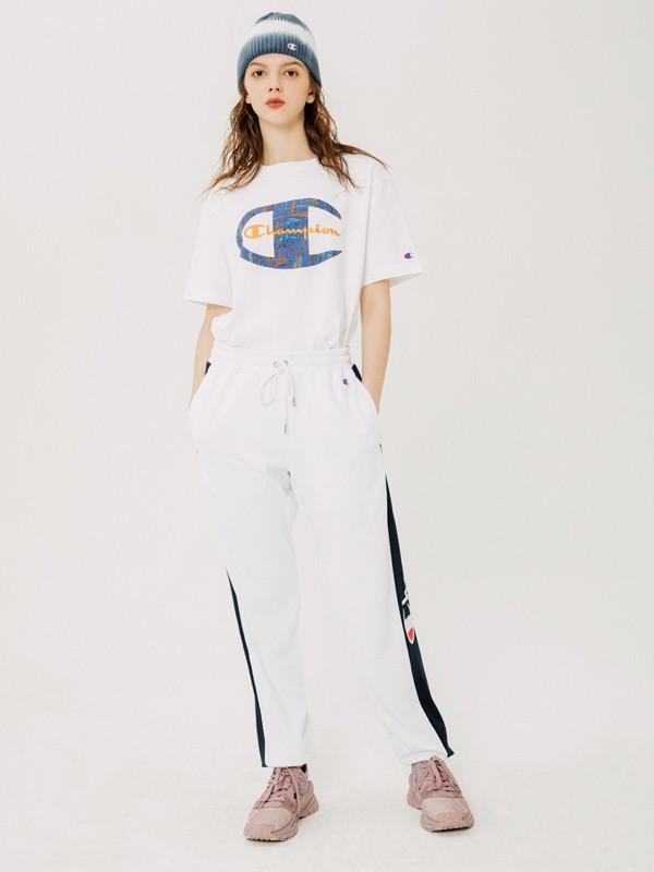 冠军运动装2023春夏季白色T恤