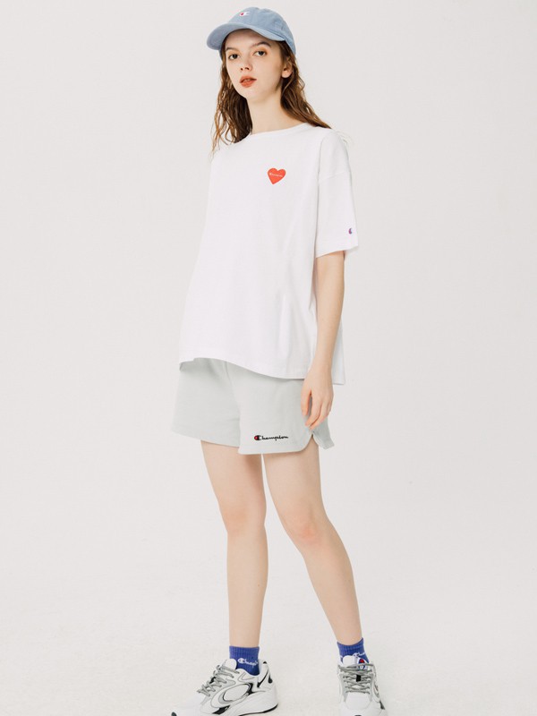 冠军运动装2023春夏季白色T恤