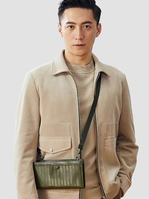 步森男装2023春夏季棕色针织衫