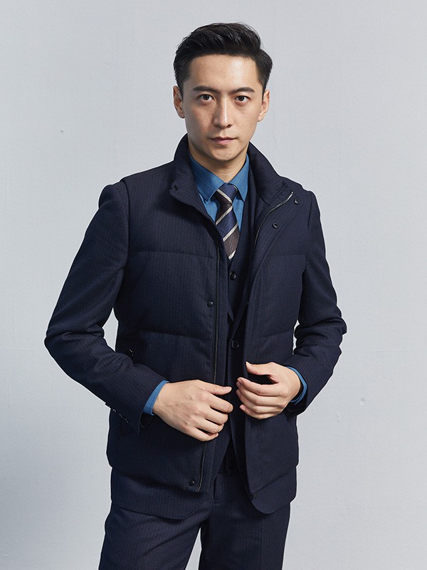 步森男装2023春夏季黑色外套