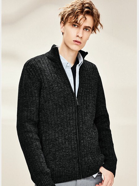 佐丹奴休闲装2023春夏季黑色外套