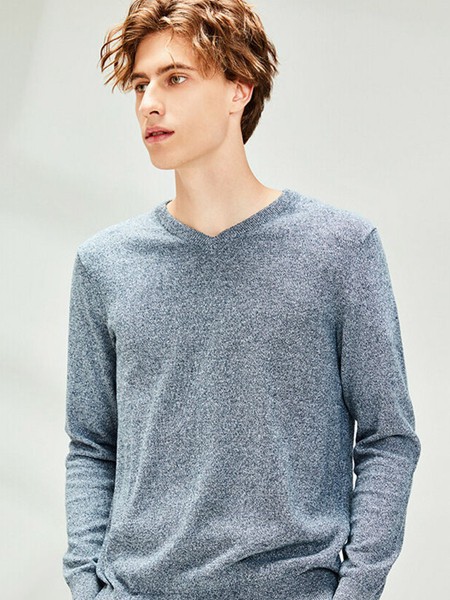 佐丹奴休闲装2023春夏季灰色T恤