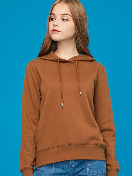 佐丹奴休闲装2023春夏季橙色卫衣