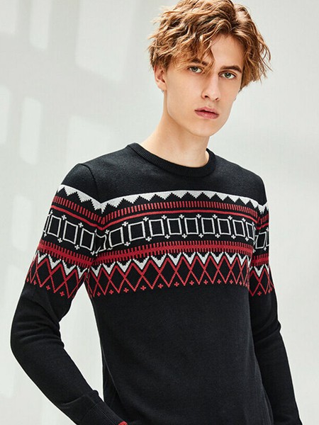 佐丹奴休闲装2023春夏季黑色T恤