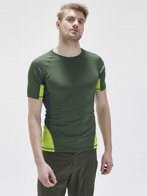 诺帝卡2023春夏季绿色T恤