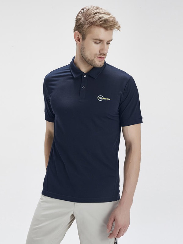 诺帝卡2023春夏季黑色polo衫