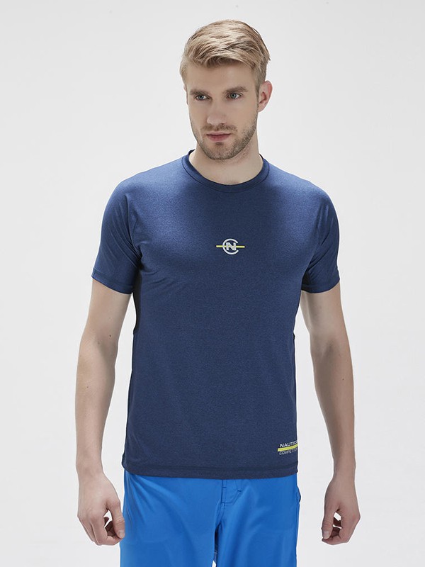 诺帝卡2023春夏季藏蓝色T恤