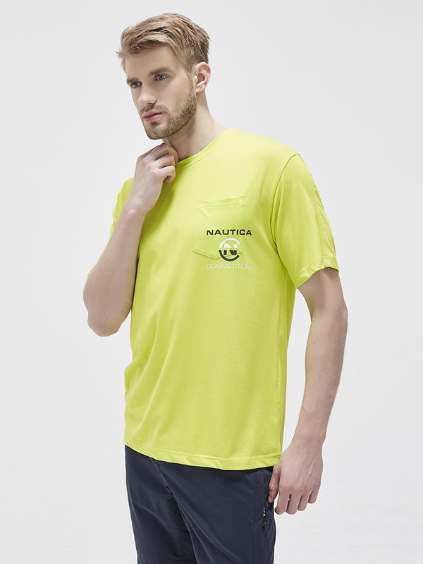 诺帝卡2023春夏季黄色T恤