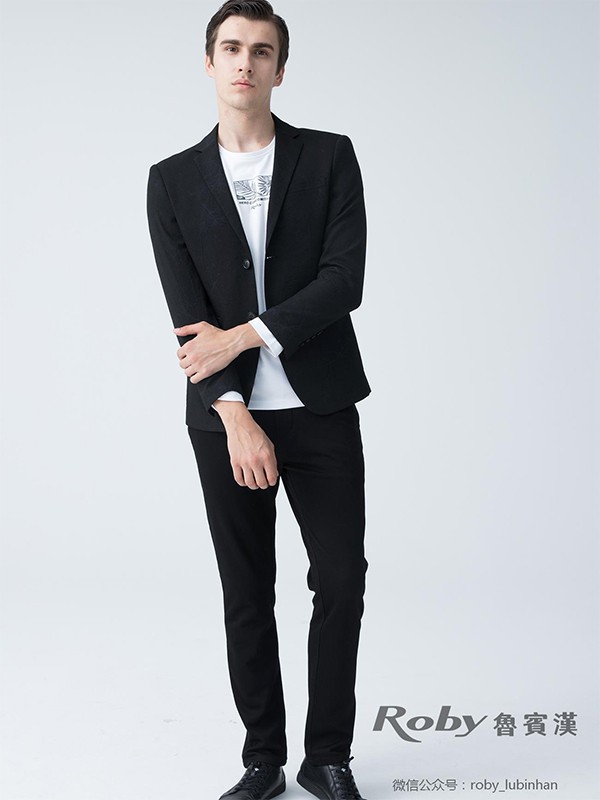 鲁宾汉男装2023春夏季白色T恤