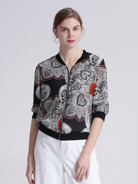 兆君2023春夏季黑色T恤