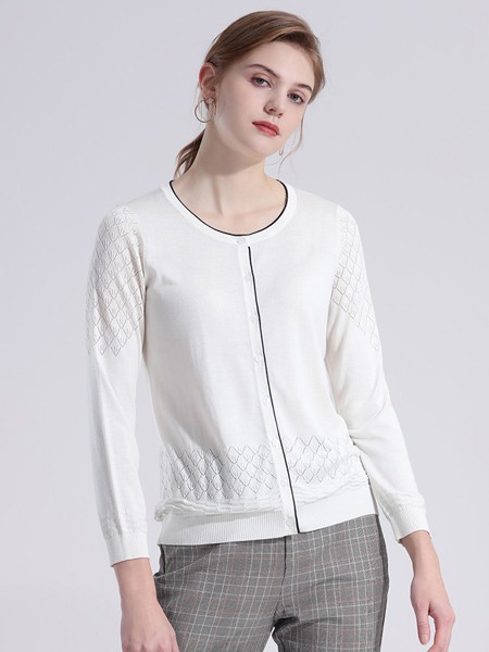 兆君2023春夏季白色上衣