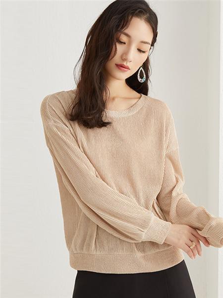 金苑女装2022秋冬季米色T恤