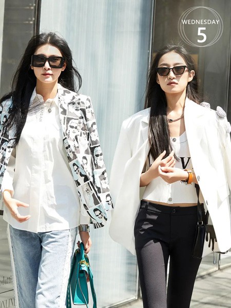 阁兰苏珊2023春夏季白色背心