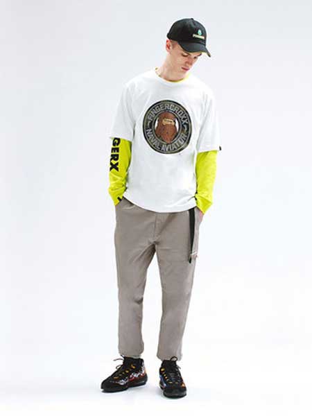 Fingercroxx2023春夏季白色T恤