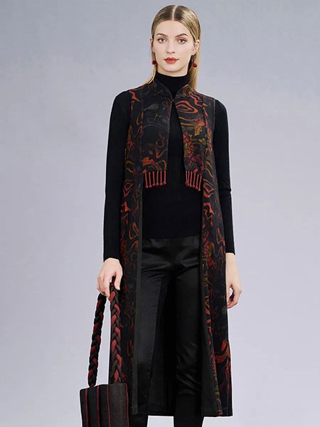 天意女装2022秋冬季黑色长裤