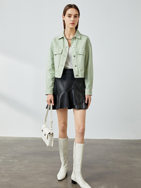 岁月如歌/艾诺丝雅诗女装2023春夏季黑色短裤