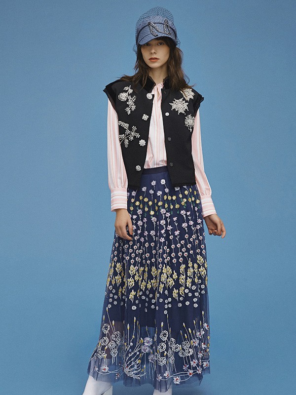 慕诗女装2023春夏季白色T恤