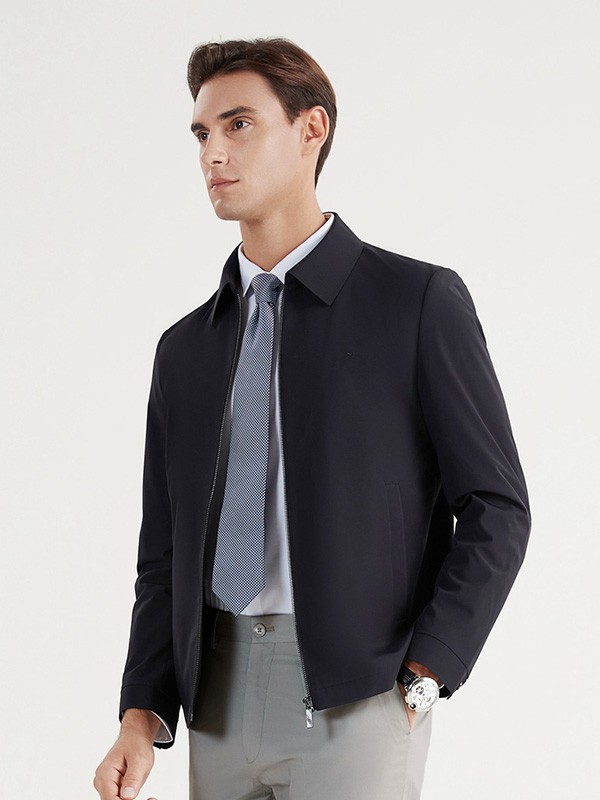 柒牌男装2022春夏季白色衬衫