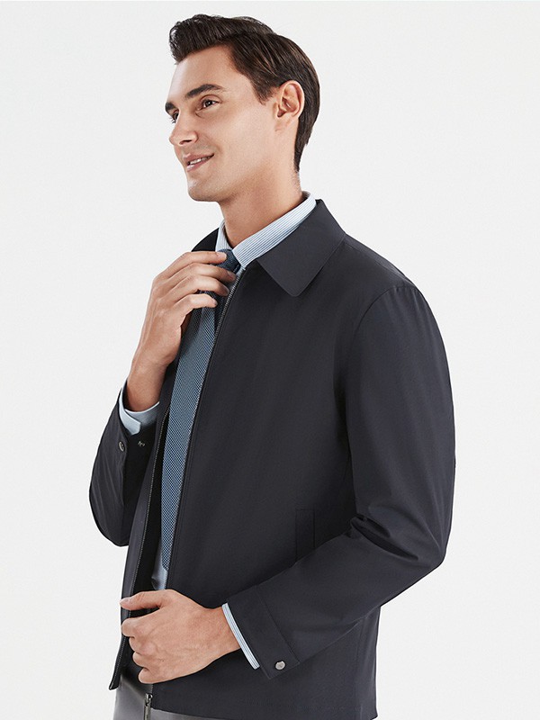 柒牌男装2023春夏季黑色外套