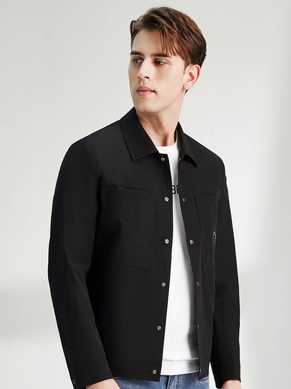 柒牌男装2023春夏季黄色外套