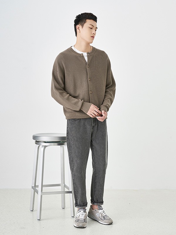 a.b.x男装2023春夏季黑色长裤