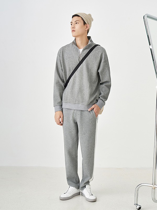 a.b.x男装2023春夏季灰色T恤