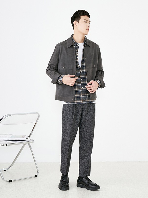 a.b.x男装2023春夏季黑色长裤