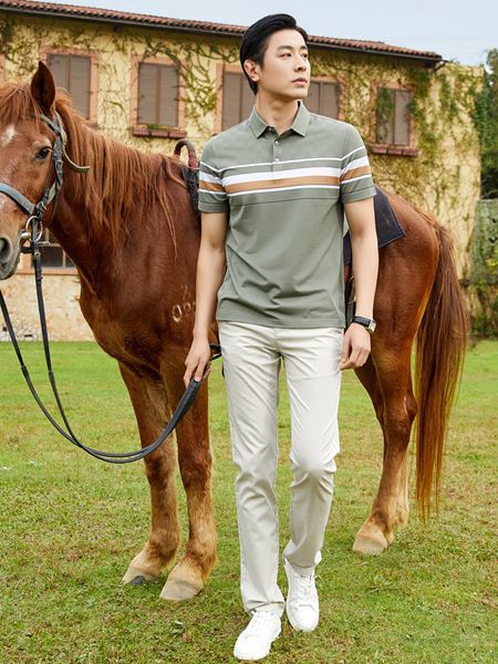 老爷车男装2023春夏季白色长裤