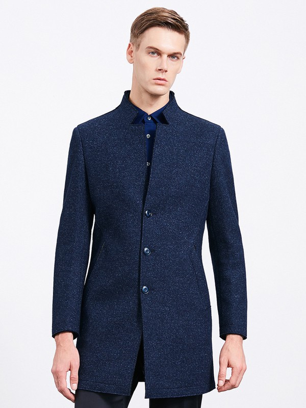 沙驰2022秋冬季藏蓝色外套