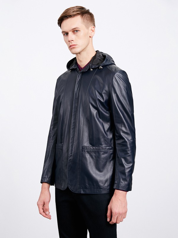 沙驰2022秋冬季黑色皮衣