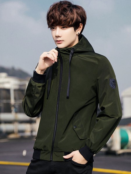 太子龙男装2023春夏季黑色棉服