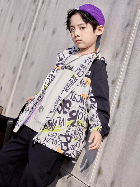 铅笔俱乐部 童装2023春夏季白色T恤