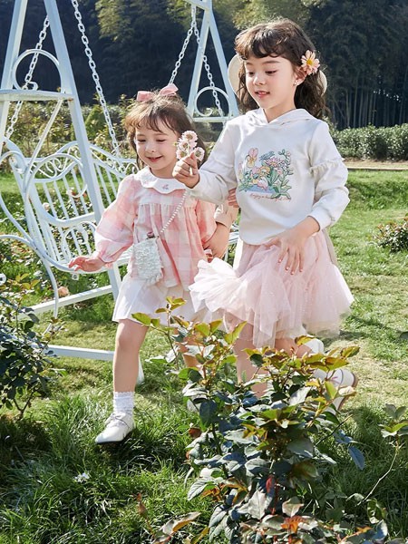 笛莎童装2023春夏季白色T恤