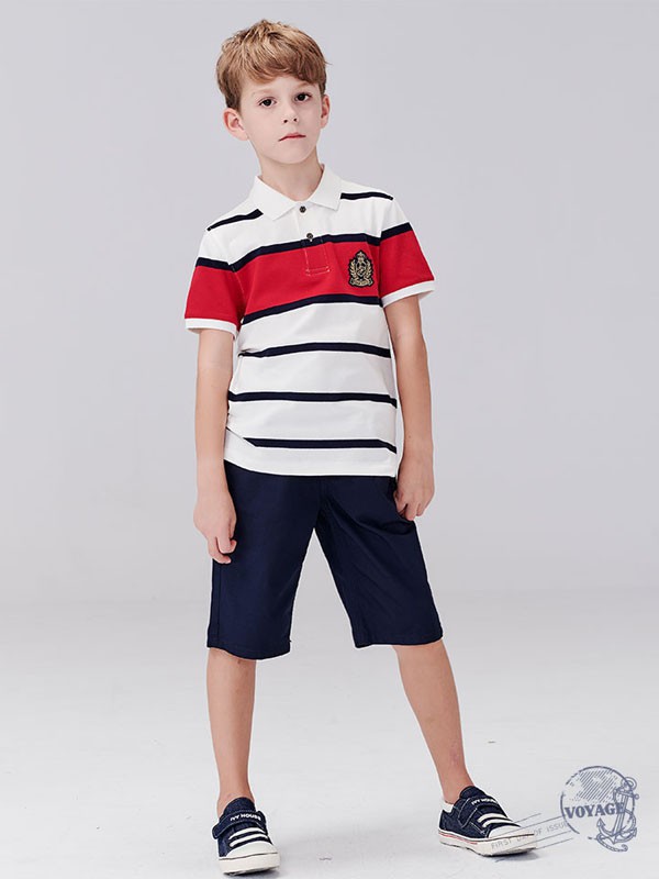 常春藤童装2023春夏季白色T恤